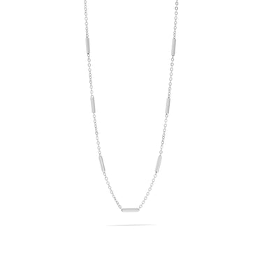 Stainless Steel Satellite Bar Chain Necklace