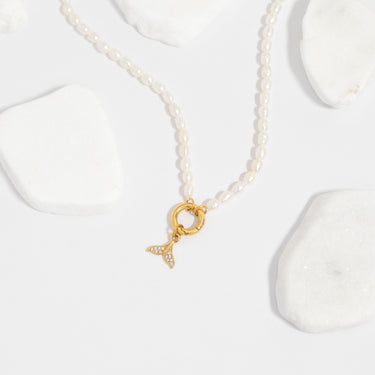 Herringbone Charm Holder Necklace 