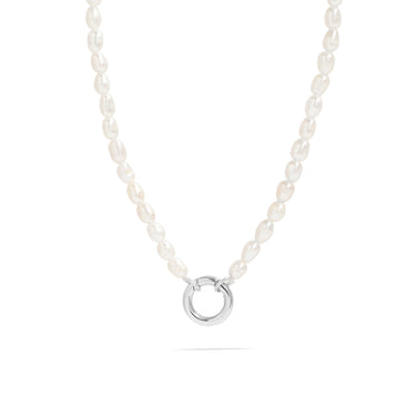 Herringbone Charm Holder Necklace 