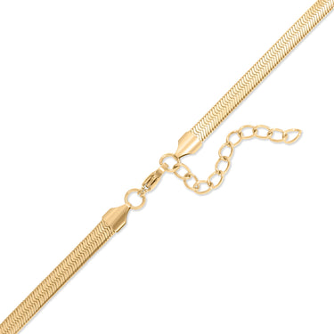 Herringbone Charm Holder Necklace 