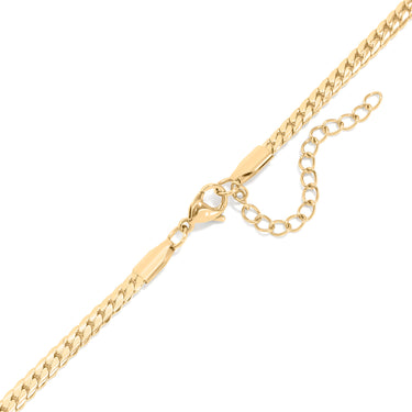 Curb Chain Charm Holder Necklace CLASP