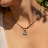 Curb Chain Charm Holder Necklace