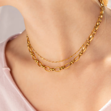Stainless Steel Circle Charm Chain