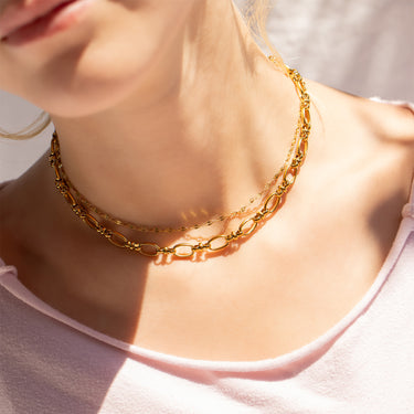 Stainless Steel Circle Charm Chain