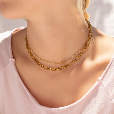 Stainless Steel Circle Charm Chain