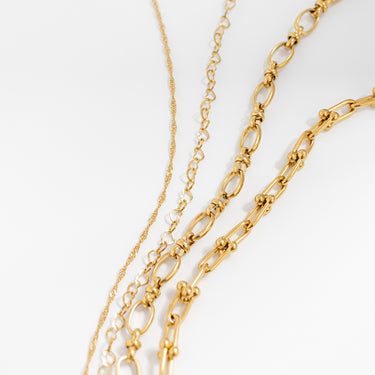 Heart Link Chain Necklace