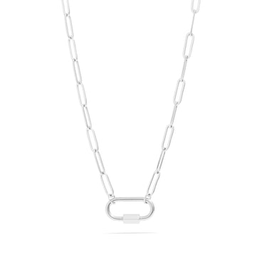  Stainless Steel Carabiner Necklace