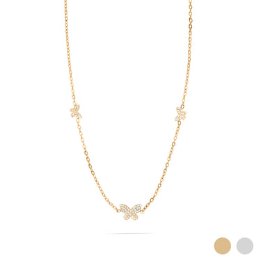 Gold Butterfly Necklace