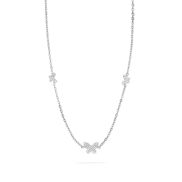 Silver Butterfly Necklace
