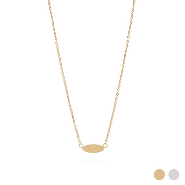 18K Gold PVD Stainless Steel Blank Necklace