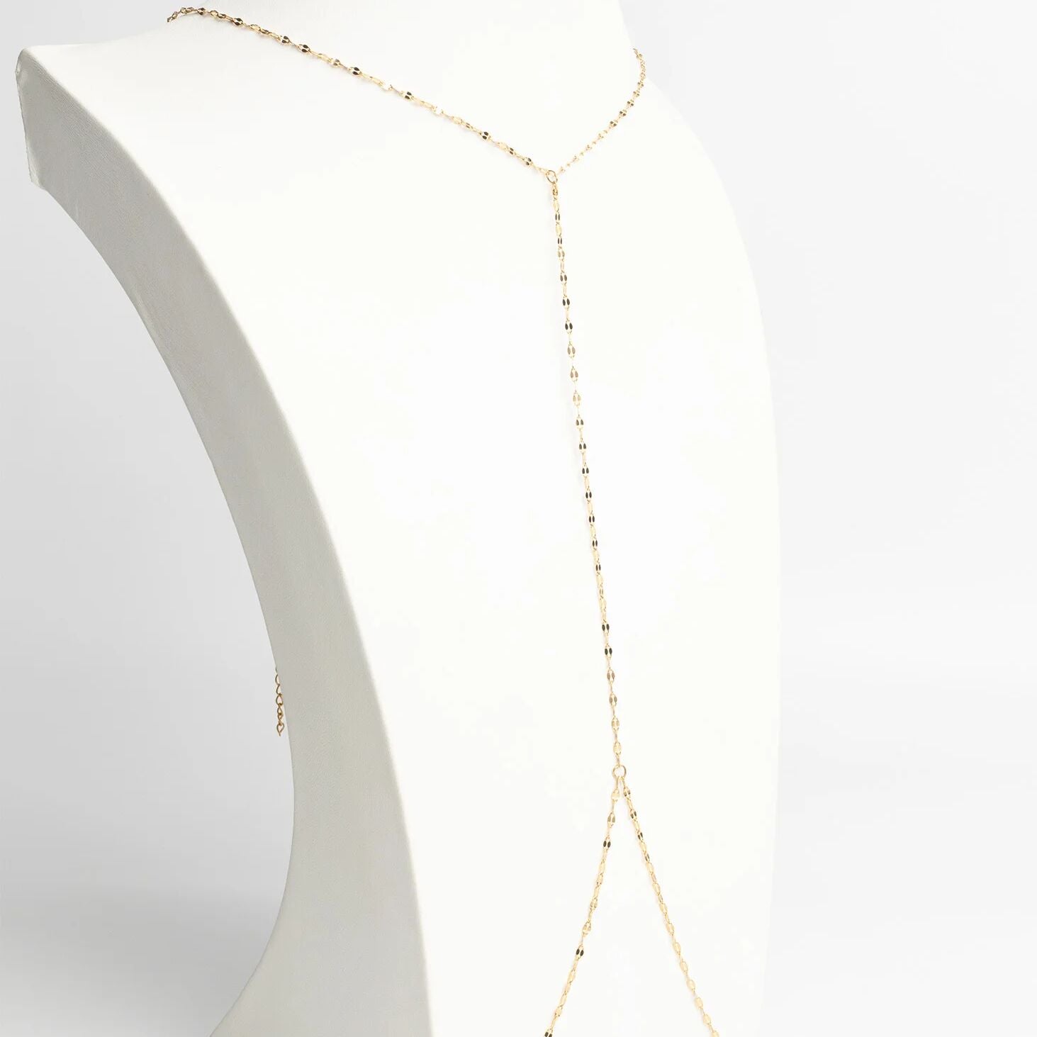 Full Body Chain 18K Gold PVD Stainless Steel Full Body Chain Lip Chain / CHN0116 ...