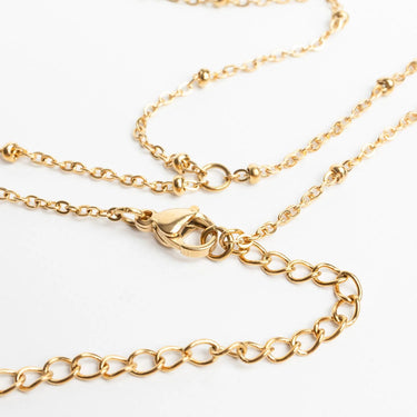 Gold Full Body Chain Satellite on a white background