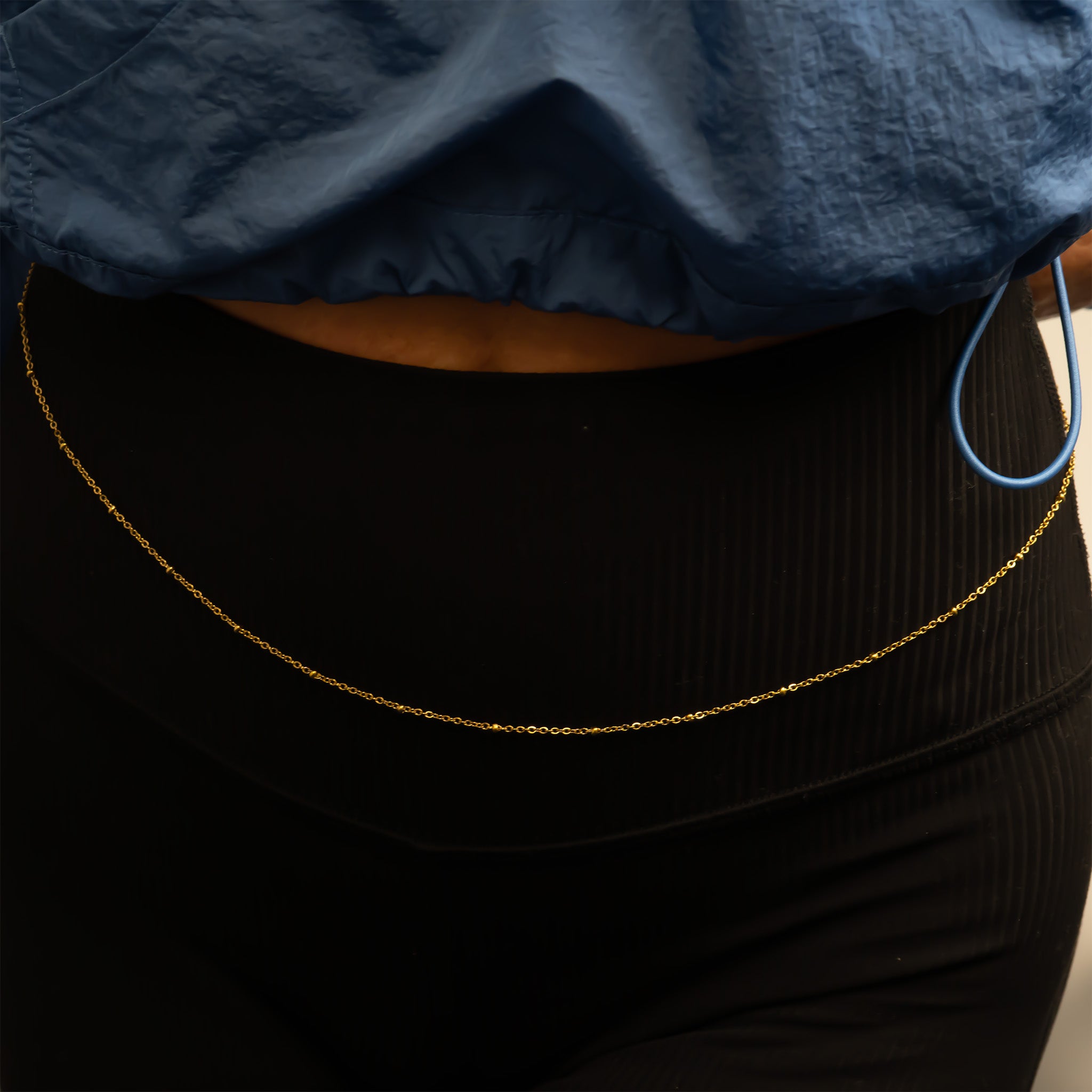 Gold Satellite Belly Chain