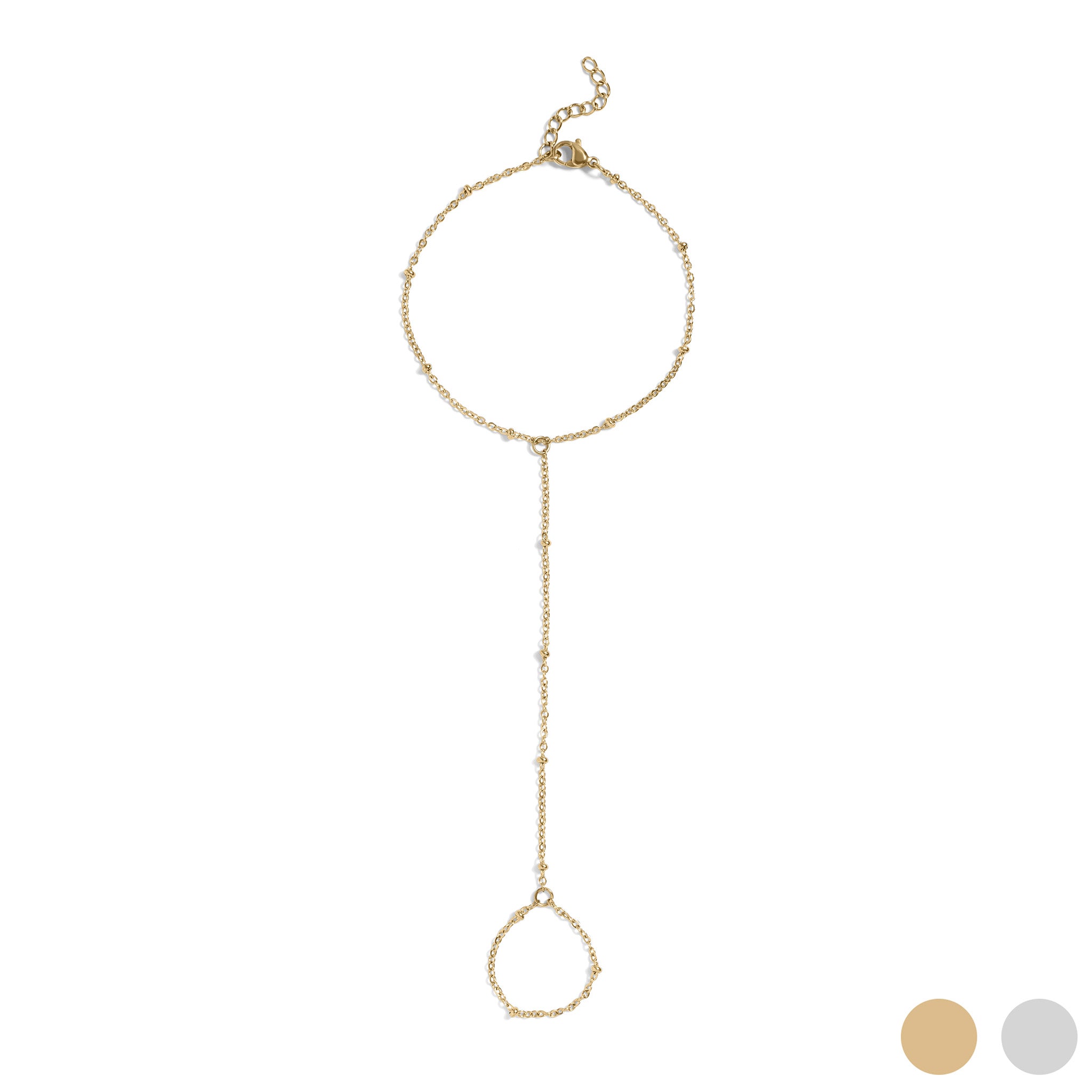 Gold Satellite Hand Chain