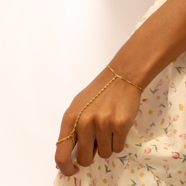 Gold Singapore Hand Chain