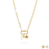 Sea Shell Carabiner Necklace