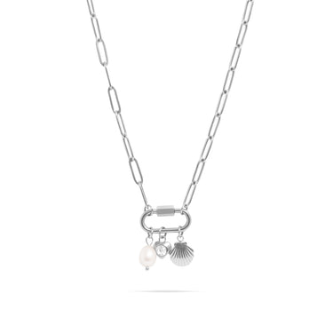 Sea Shell Carabiner Necklace