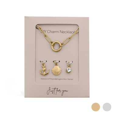 Shell Anchor Carabiner Charm Gift Set