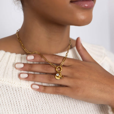 Shell Anchor Carabiner Charm Gift Set