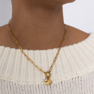 Shell Anchor Carabiner Charm Gift Set