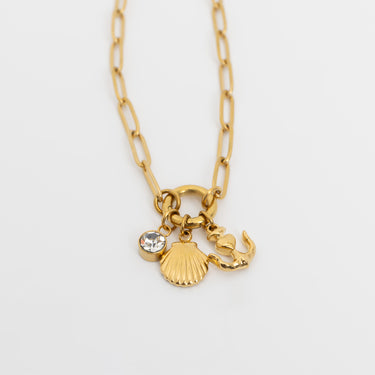 Shell Anchor Carabiner Charm Gift Set