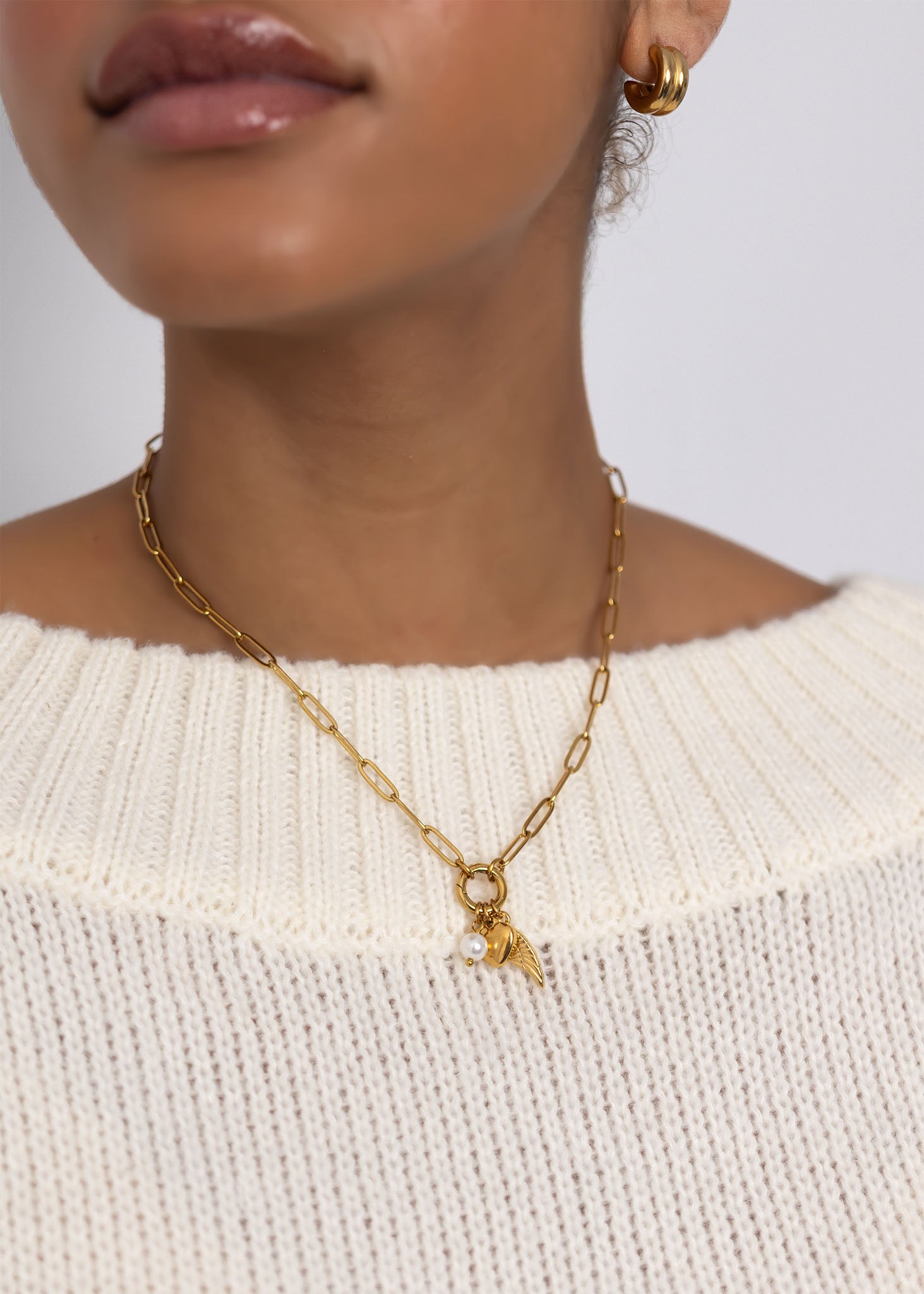 Angel Wing Carabiner Charm Gift Set