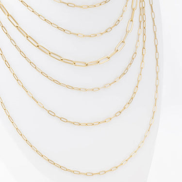 Wholesale jewelry 14K Gold Filled Plus™ 2.5MM Paperclip Chain Necklace - studio 