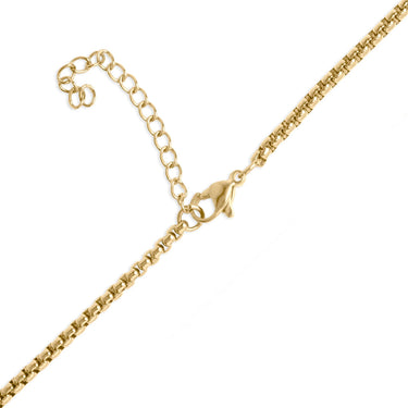 Gold Horse Shoe Carabiner Charm Holder Necklace lobster clasp 