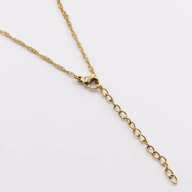 Gold Singapore Split Chain- lobster clasp
