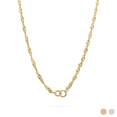 Gold Singapore Split Chain