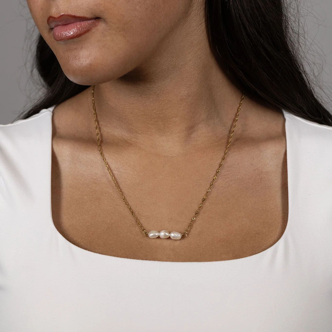 Gold Singapore Split Chain