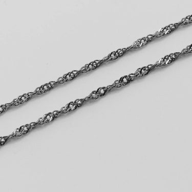 Silver Singapore Split Chain
