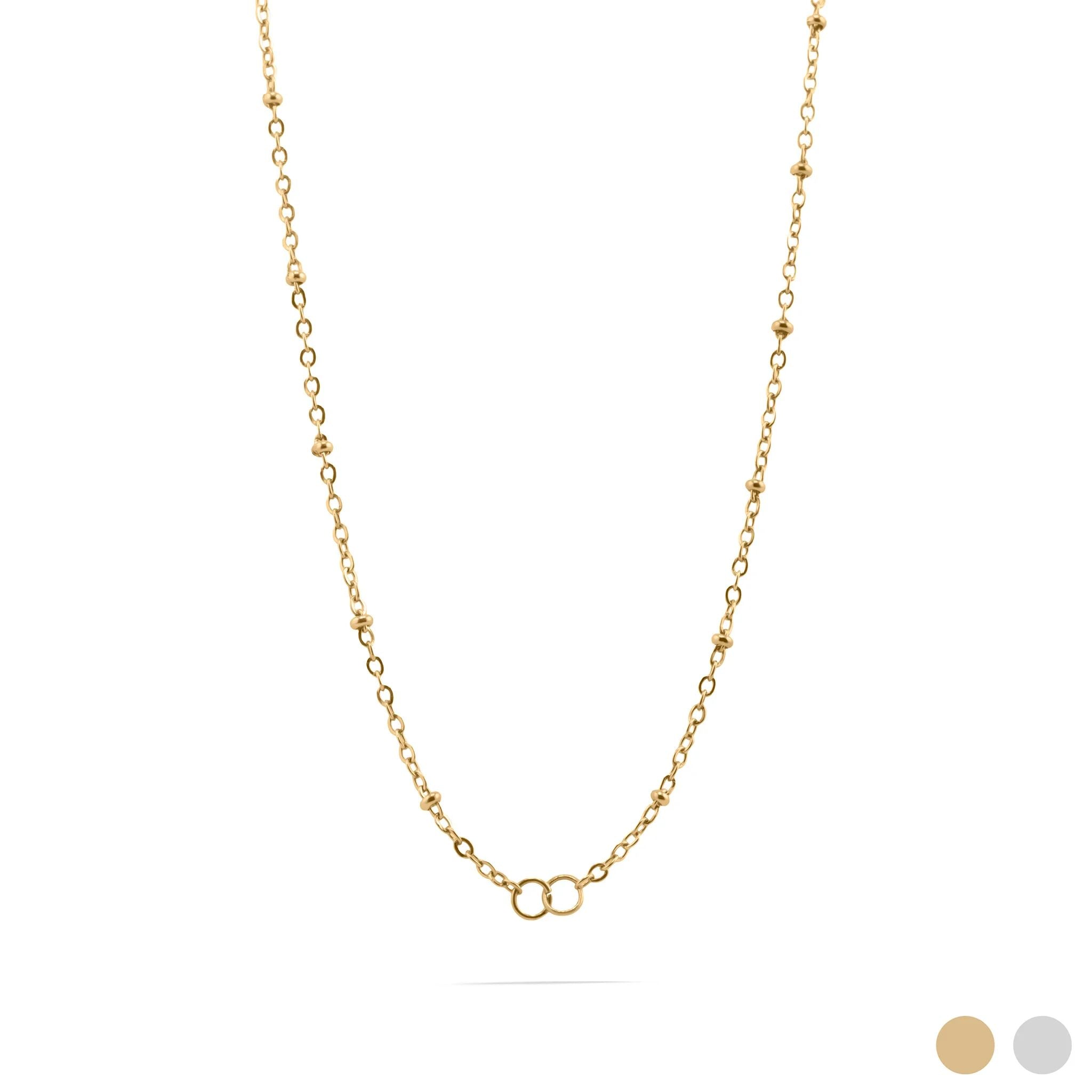 Gold Satellite Split Chain