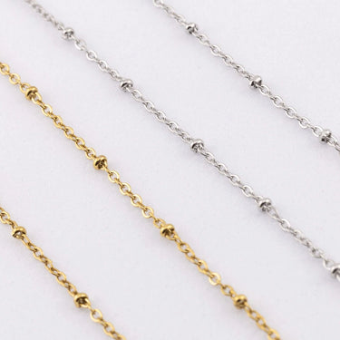 Gold and Stainless Satellite Split Chaina