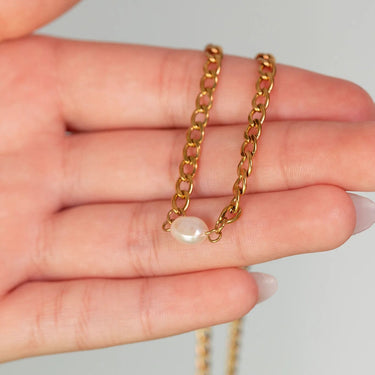 Gold Figaro Split Chain
