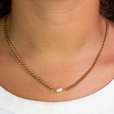 Gold Figaro Split Chain
