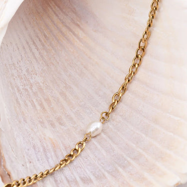 Gold Figaro Split Chain