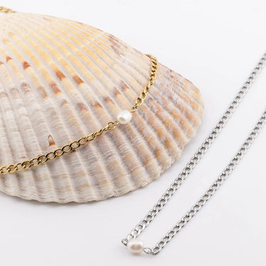 Gold and Silver Figaro Split Chain