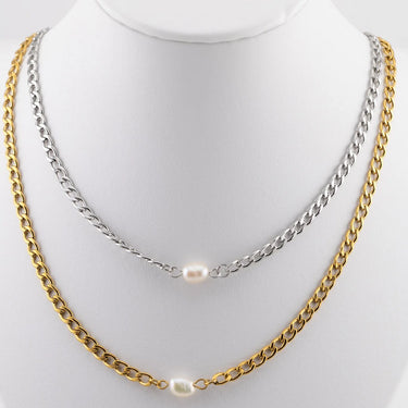 Gold and Silver Figaro Split Chain