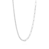Wholesale jewelry 18K Gold PVD Stainless Steel Lock Carabiner Split Chain- stainless main 