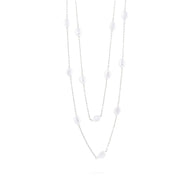 Wholesale jewelry 18K Gold PVD Stainless Steel Layered Pearl Necklace - stainless main 
