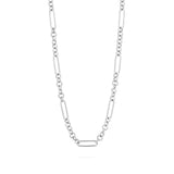 Wholesale jewelry 18K Gold PVD Stainless Steel Mixed Chain Necklace - stainless main
