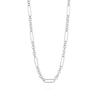 Wholesale jewelry 18K Gold PVD Stainless Steel Mixed Chain Necklace - stainless main