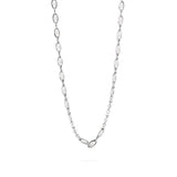 Wholesale jewelry 18K Gold PVD Stainless Steel Pearl Chain Necklace - stainless main 