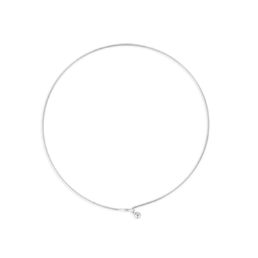 Wholesale jewelry 18K Gold PVD Stainless Steel Charm Holder Lock Collar Necklace - stainless main 