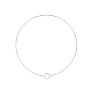 Wholesale jewelry 18K Gold PVD Stainless Steel Charm Holder Collar Necklace - stainless main