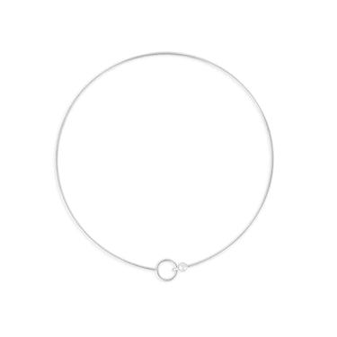 Wholesale jewelry 18K Gold PVD Stainless Steel Charm Holder Collar Necklace - stainless main