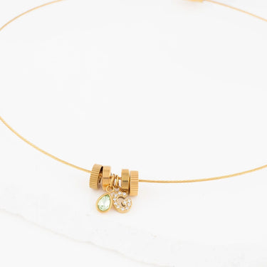 Wholesale jewelry 18K Gold PVD Stainless Steel Locking Collar Necklace- gold studio 