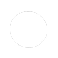 Wholesale jewelry 18K Gold PVD Stainless Steel Locking Collar Necklace- stainless main 