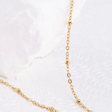 Wholesale jewelry 14K Gold Filled Plus Crimped Oval Link Chain Necklace- Studio 